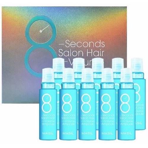 Заказать онлайн Masil Комплект 10шт Ампула-филер для объема и гладкости волос 8 Seconds Salon Hair Volume Ampoule в KoreaSecret