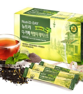 Заказать онлайн Nutri D-Day Чай для похудения Экстракт гарцинии камбоджийской стик 1,5гр D-Cafe Herbaltea Taste Diet (stick), 1.5гр в KoreaSecret
