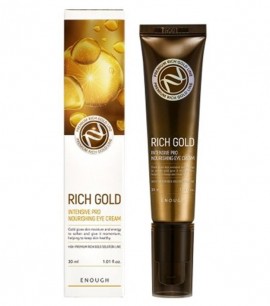 Заказать онлайн Enough Питательный крем для век с золотом Rich Gold Intensive Pro Nourishing Eye Cream в KoreaSecret