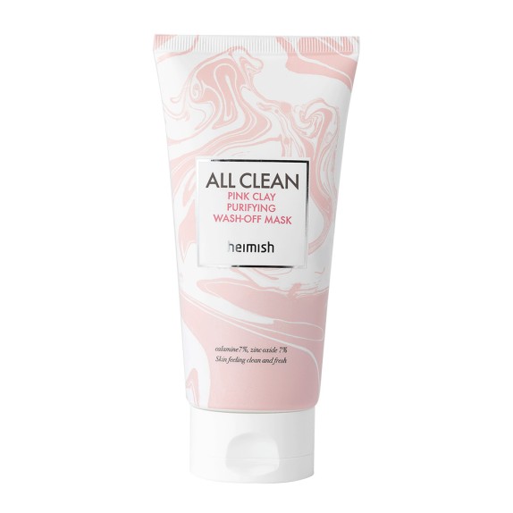 Заказать онлайн Heimish Очищающая глиняная маска с цинком All Clean Pink Clay Purifying Wash Off Mask в KoreaSecret