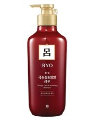 Заказать онлайн Ryoe Лечебный шампунь для ослабленных волос 550 мл (красный) Hambit Damage Care Shampoo в KoreaSecret