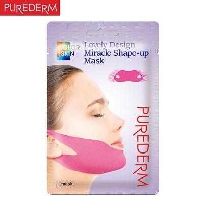 Заказать онлайн Purederm Маска-бандаж для подбородка Lovely Design Miracle Shape-Up Mask в KoreaSecret