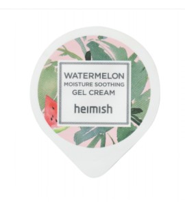 Заказать онлайн Heimish Гель-крем с арбузом для глубокого увлажнения 5мл Watermelon Moisture Soothing Gel Cream в KoreaSecret