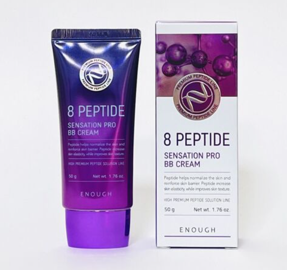 Заказать онлайн Enough Омолаживающий ВВ крем с пептидами Premium 8 Peptide Sensation Pro BB Cream в KoreaSecret