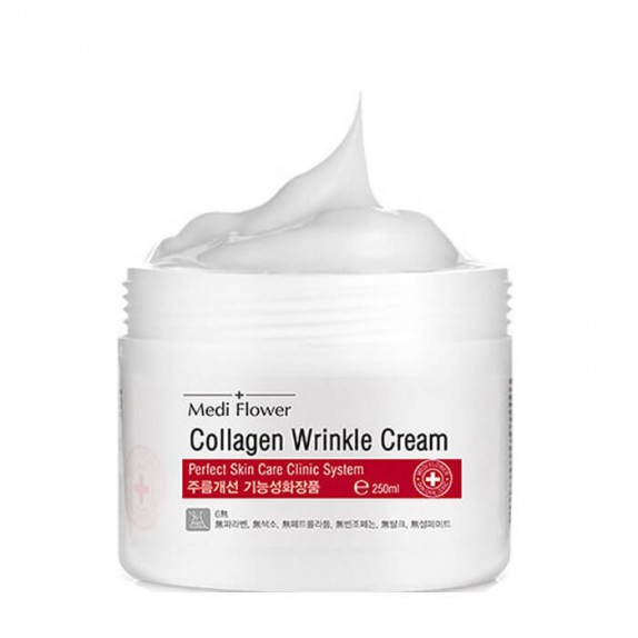 Заказать онлайн Medi Flower Крем с коллагеном Collagen Refining Wrinkle Cream в KoreaSecret