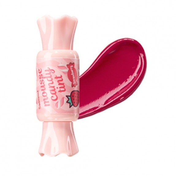 Заказать онлайн The Saem Тинт-конфетка для губ 02 Strawberry Mousse Saemmul Mousse Candy Tint в KoreaSecret