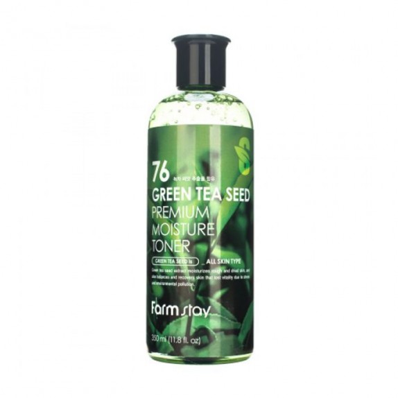 Заказать онлайн Farmstay Тонер увлажняющий с семенами зеленого чая Green Tea Seed Premium Moisture Toner в KoreaSecret