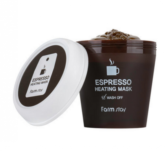 Заказать онлайн Farmstay Согревающая маска с экстрактом кофе Espresso Heating Mask в KoreaSecret