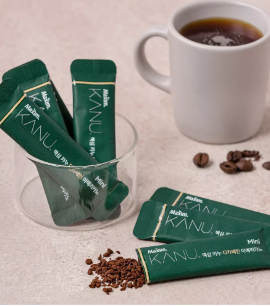 Заказать онлайн KANU Кофе (Без кофеина) 0,9 г в стике Mini Decaffeinated Americano Coffee (Stick) в KoreaSecret