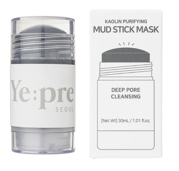 Заказать онлайн Yepre Глиняная маска-стик для глубокого очищения пор Kaolin Purifying Mud Stick Mask в KoreaSecret