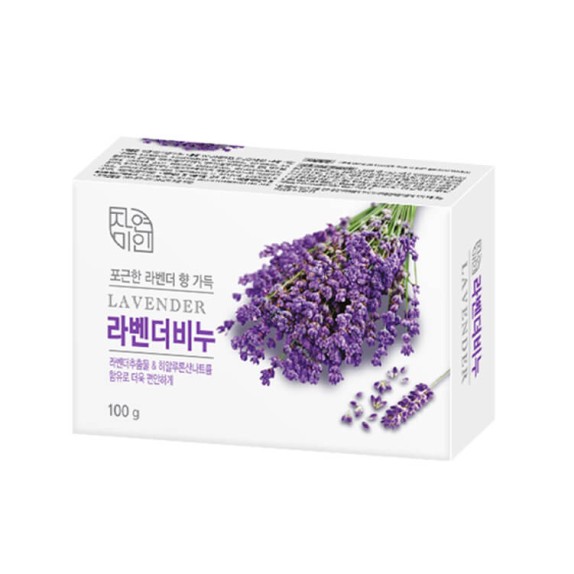 Заказать онлайн Mukunghwa Косметическое мыло с экстрактом лаванды Lavender Beauty Soap в KoreaSecret