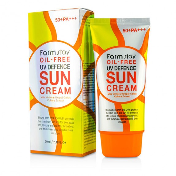 Заказать онлайн Farmstay Солнцезащитный крем Oil-Free UV Defence Sun Cream в KoreaSecret