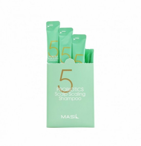 Заказать онлайн Masil Комплект 20шт Глубокоочищающий шампунь с пробиотиками 5 Probiotics Scalp Scaling Shampoo в KoreaSecret