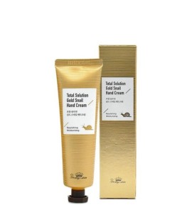 Заказать онлайн Pretty Skin Крем для рук с муцином золотой улитки Total Solution Gold Snail Hand Cream в KoreaSecret