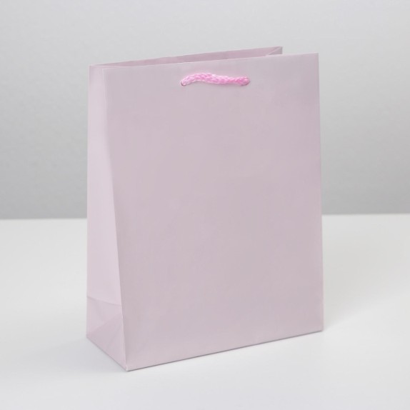 Заказать онлайн Пакет подарочный «Розовый» 18 х 23 х 8 см в KoreaSecret