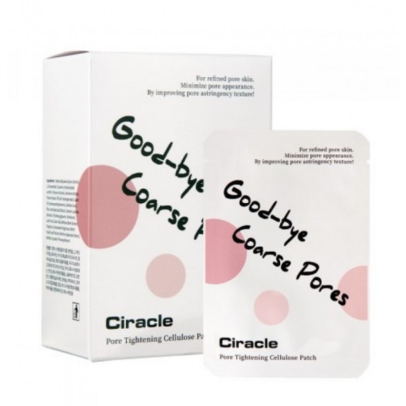 Заказать онлайн Ciracle Патч для сужения пор Good-Bye Coarse Pores cellulose Patch в KoreaSecret