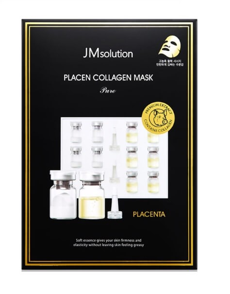 Заказать онлайн JMsolution Маска-салфетка плацентарная с коллагеном Placen Collagen Mask Pure в KoreaSecret