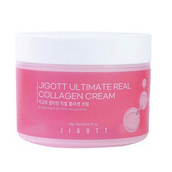 Заказать онлайн Jigott Крем для лица с коллагеном Ultimate Real Collagen в KoreaSecret