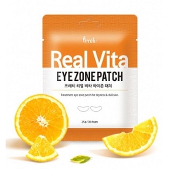 Заказать онлайн Prreti Антивозрастные патчи с ниацинамидом и витаминами 30шт Real Vita Eye Zone Patch в KoreaSecret
