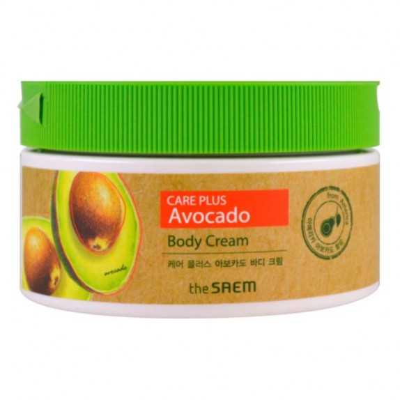 Заказать онлайн The Saem Крем для тела с экстрактом авокадо Care Plus Avocado Body Cream в KoreaSecret