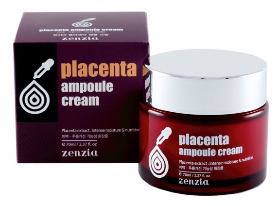 Заказать онлайн Zenzia Крем с экстрактом плаценты Placenta Ampoule Cream в KoreaSecret