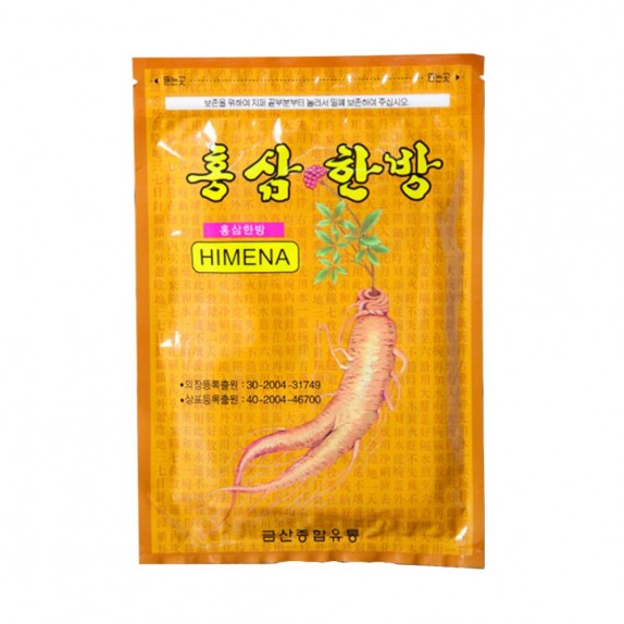 Заказать онлайн Himena Пластырь от боли с женьшенем Himena ginseng pad в KoreaSecret