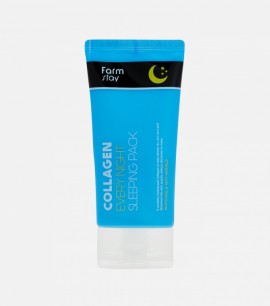 Заказать онлайн FarmStay Увлажняющая ночная маска с коллагеном Collagen Every Night Sleeping Pack в KoreaSecret