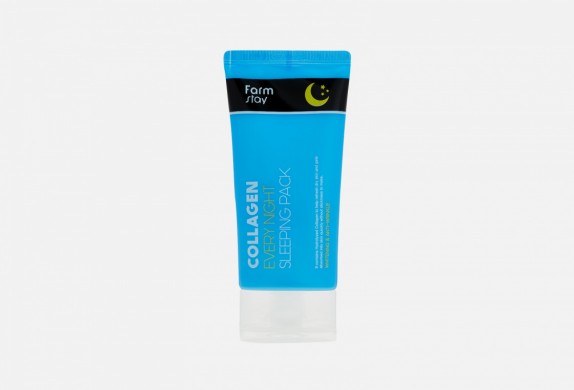 Заказать онлайн FarmStay Увлажняющая ночная маска с коллагеном Collagen Every Night Sleeping Pack в KoreaSecret