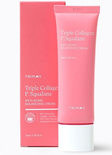 Заказать онлайн Trimay Питательный крем с коллагеном и скваланом Triple Collagen P.Squalane Anti-Aging Nourishing Cream в KoreaSecret