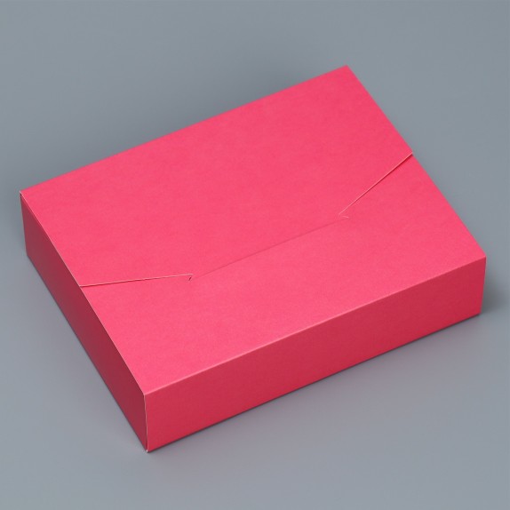 Заказать онлайн Коробка складная конверт «Розовая» 16 х 12 х 4 см в KoreaSecret