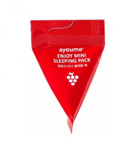 Ayoume Ночная маска с красным вином (треугольник) Enjoy Mini Sleeping Pack