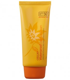 Cellio Водостойкий солнцезащитный крем для чувствительной кожи Cellio waterproof daily sun cream SPF50/PA++