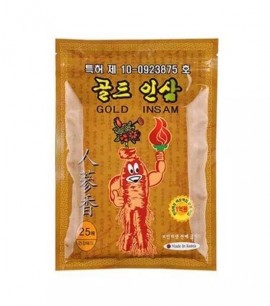 Заказать онлайн Himena Пластырь от боли с красным женьшенем  Himena gold insam pad в KoreaSecret
