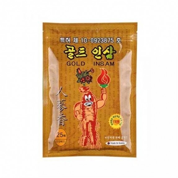 Заказать онлайн Himena Пластырь от боли с красным женьшенем Himena gold insam pad в KoreaSecret
