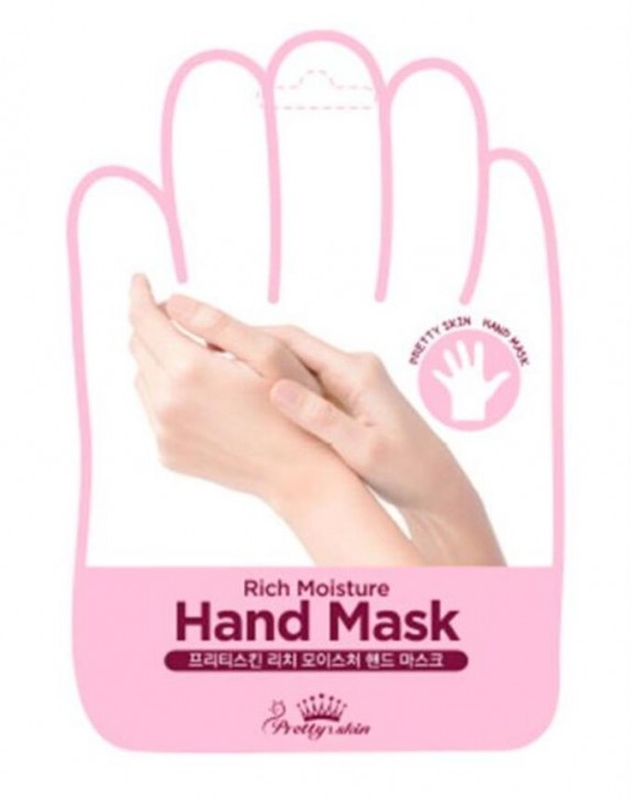 Заказать онлайн Pretty Skin Увлажняющая маска-перчатки для рук Rich Moisture Hand Mask в KoreaSecret