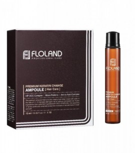 Заказать онлайн Floland Ампула для поврежденных волос Premium Keratin Change Ampoule в KoreaSecret