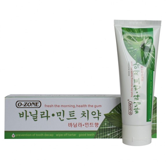 Заказать онлайн Зубная паста Ozone Мята и ваниль в KoreaSecret
