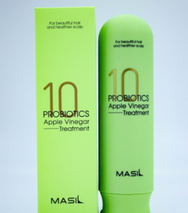 Заказать онлайн Masil Маска для волос от перхоти с яблочным уксусом 300 мл Probiotics Apple Vinegar Treatment в KoreaSecret