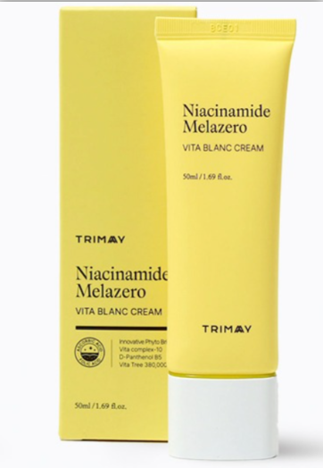 Заказать онлайн Trimay Осветляющий крем c ниацинамидом и витаминным комплексом Niacinamide Melazero Vita Blanc Cream в KoreaSecret
