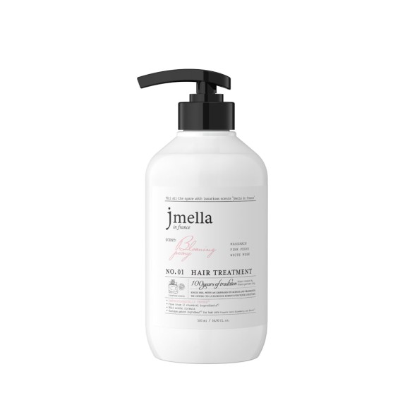 Заказать онлайн Jmella Восстанавливающая маска-кондиционер Цветущий пион Hair Treatment Blooming Peony в KoreaSecret