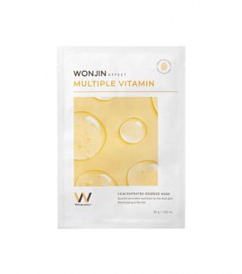 Заказать онлайн Wonjin Витаминная маска-салфетка для ровного тона Effect Multiple Vitamin Mask в KoreaSecret