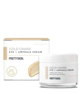 Заказать онлайн Pretty Skin Ампульный крем для глаз и лица с экстрактом икры Gold Caviar Eye & Ampoule Cream в KoreaSecret