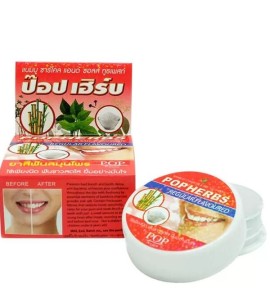Заказать онлайн POP Herbs Зубная паста с бамбуковым углем и солью Bamboo Charcoal & Salt Toothpaste в KoreaSecret