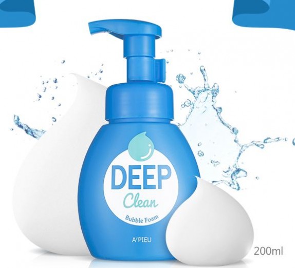 Заказать онлайн A'pieu Пенное средство для глубокого очищения кожи Deep Clean Bubble Foam в KoreaSecret