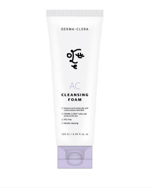 Заказать онлайн Ottie Очищающая пенка для проблемной кожи Derma-Clera AC Cleansing Foam в KoreaSecret