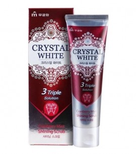 Заказать онлайн Mukunghwa Отбеливающая зубная паста с ароматом клюквы и мяты Crystal White в KoreaSecret