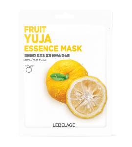 Заказать онлайн Lebelage Маска-салфетка с экстрактом юдзу Fruit Yuja Essence Mask в KoreaSecret