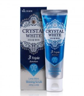 Заказать онлайн Mukunghwa Отбеливающая зубная паста с ароматом лайма и мяты Crystal White в KoreaSecret