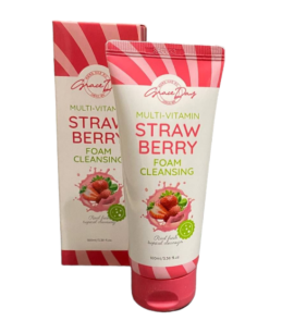Grace Day Пенка для умывания с экстрактом клубники Real Multi-vitamin foam cleanser Strawberry