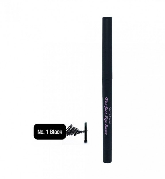 Заказать онлайн Ottie Водостойкий карандаш для глаз 01 Waterproof Eye Liner Pencil в KoreaSecret